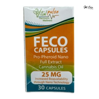 FECO 25mg full extract cannabis oil capsules