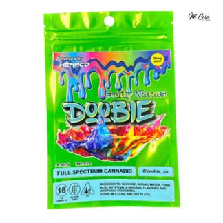 Fruity Worms 20mg cannabis gummy sweets